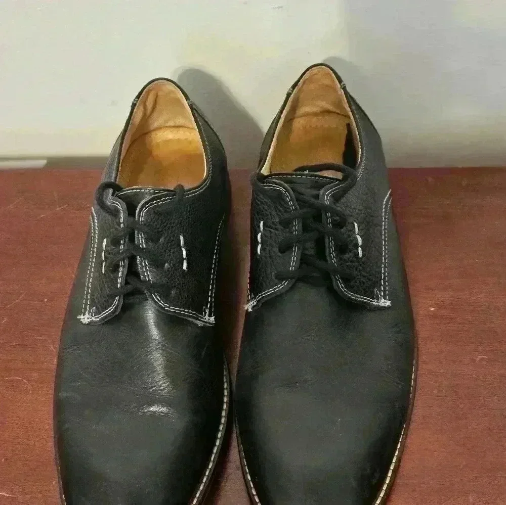 SANDRO LEATHER SHOES SIZE 8D EUC